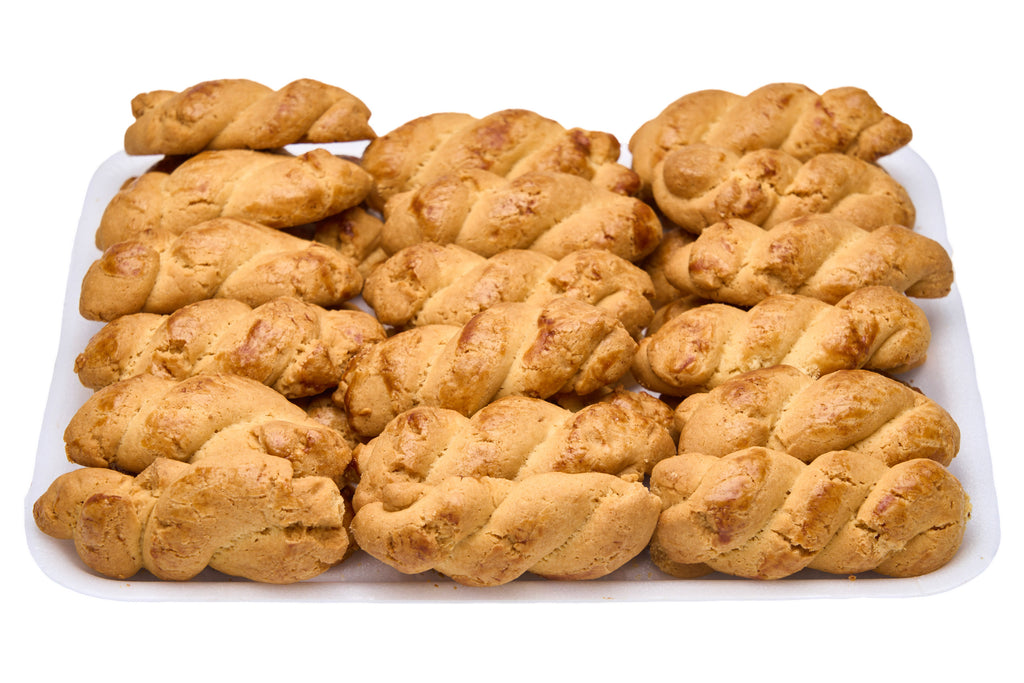 koulouri biscuits (plaited shortbread) box of 33