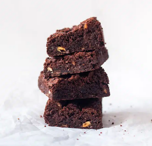 raw passion hazelnut & chocolate vegan brownie (9 pieces)