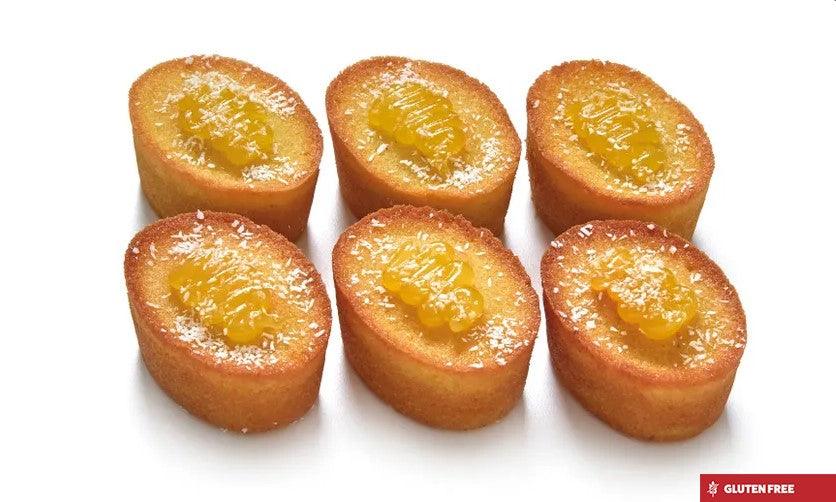 Lemon Curd Friands Gluten Free large individual size in 6 pack