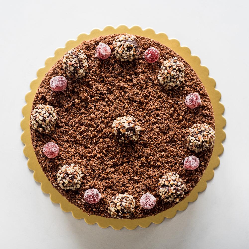 PAPA'S PASTICCERIA FERRERO ROCHER CHOCOLATE MOUSSE CAKE DELIVERY SYDNEY