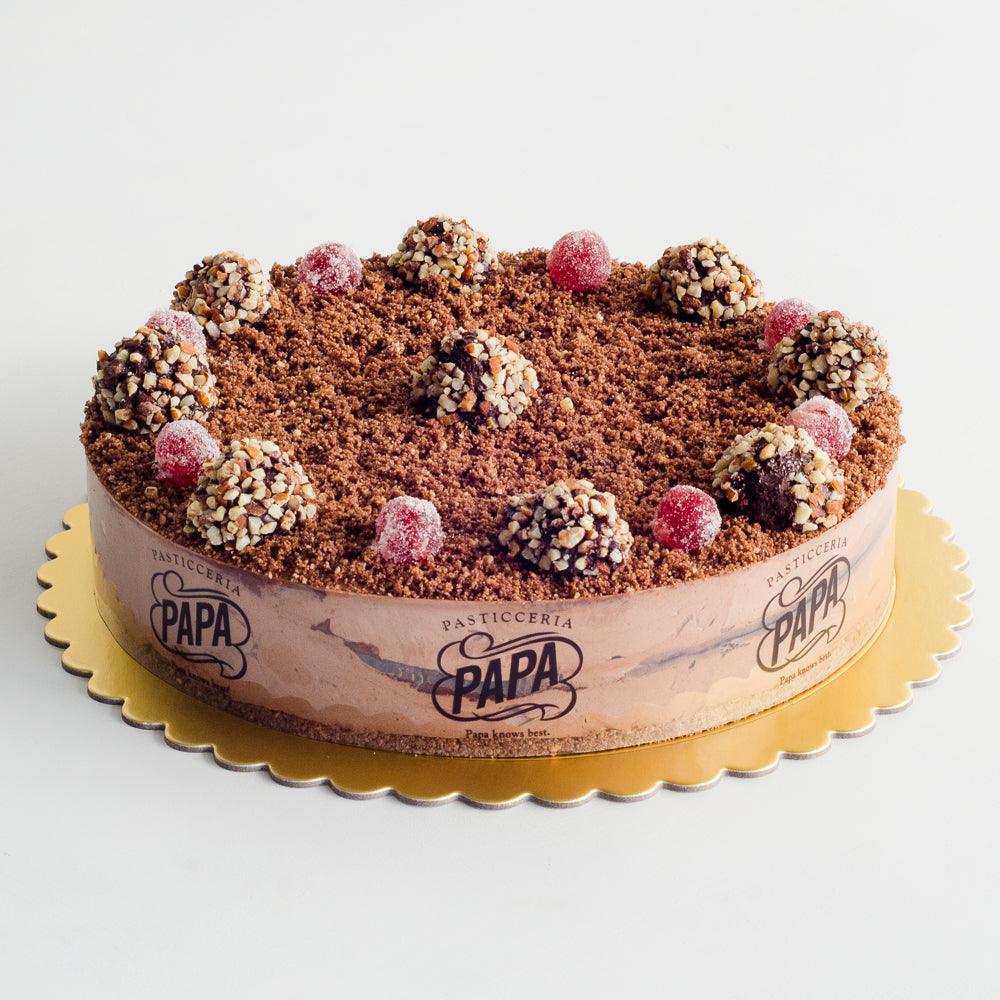 PAPA'S PASTICCERIA FERRERO ROCHER CHOCOLATE MOUSSE CAKE DELIVERED SYDNEY