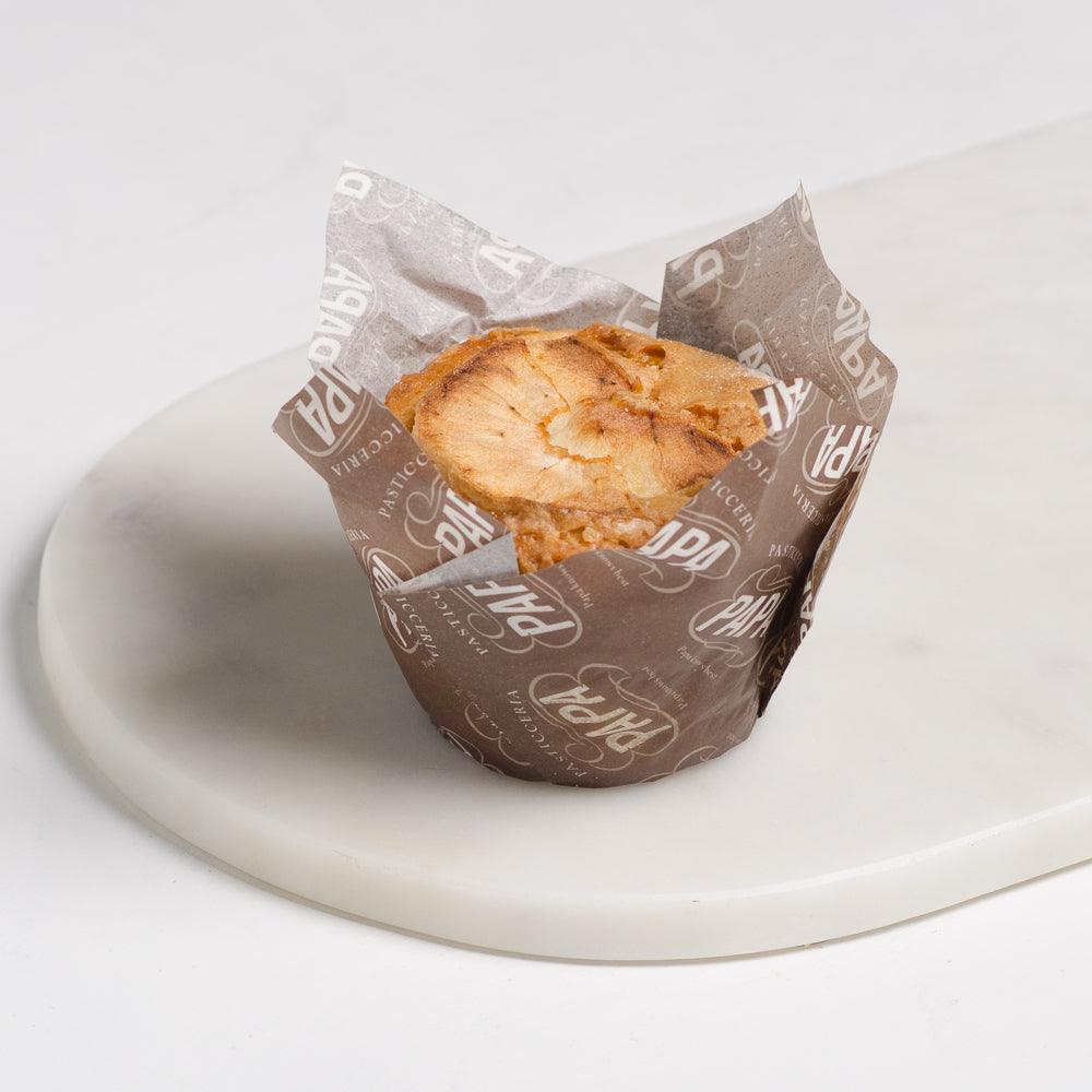 Pasticceria Papa's Apple Muffin wrapped in greaseproof