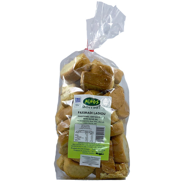 Olio Rusk BUY MINOS OLIVE OIL RUSKS 400g ONLINE DELIVERY | Store to Door
