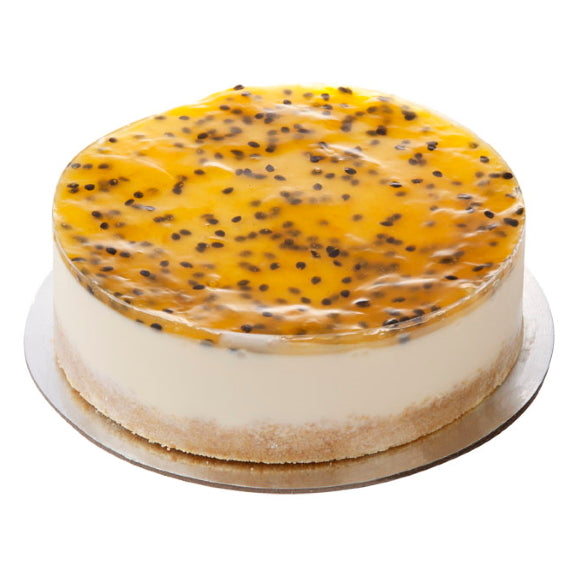 Mezzapica Traditional biscuit based chilled passionfruit cheesecake