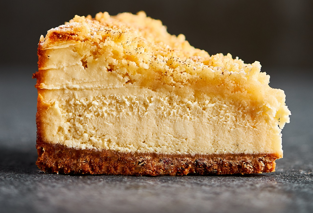 pre-sliced baked ricotta cheesecake