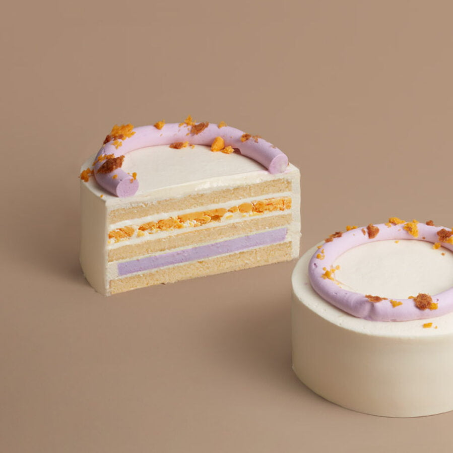 DULCET TARO SALTED EGG PORK FLOSS CHIFFON CAKE (4 OPTIONS) (3 Days notice required)