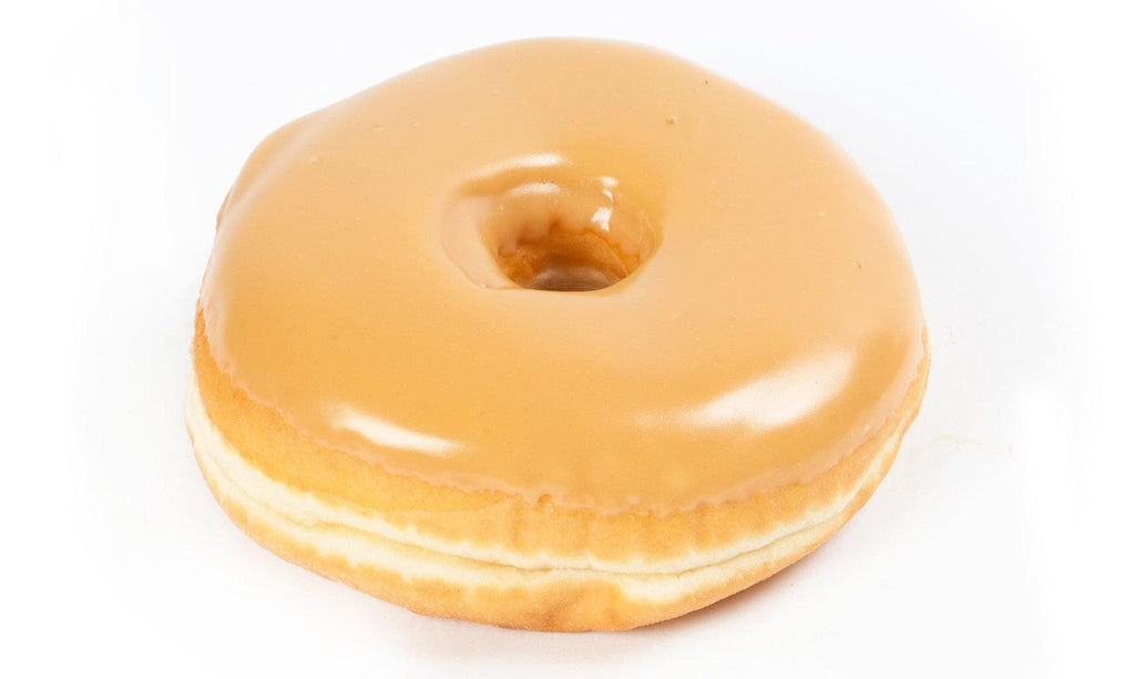 Large round soft and fluffy Caramel Donut