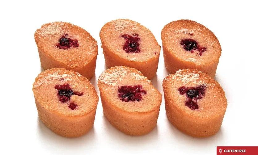 Gluten Free Raspberry Friand individual serving size in box of 6