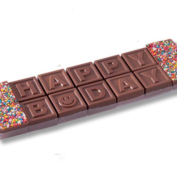 CHOCOGRAM HAPPY FRECKLE BIRTHDAY CHOCOLATES - STORE TO DOOR