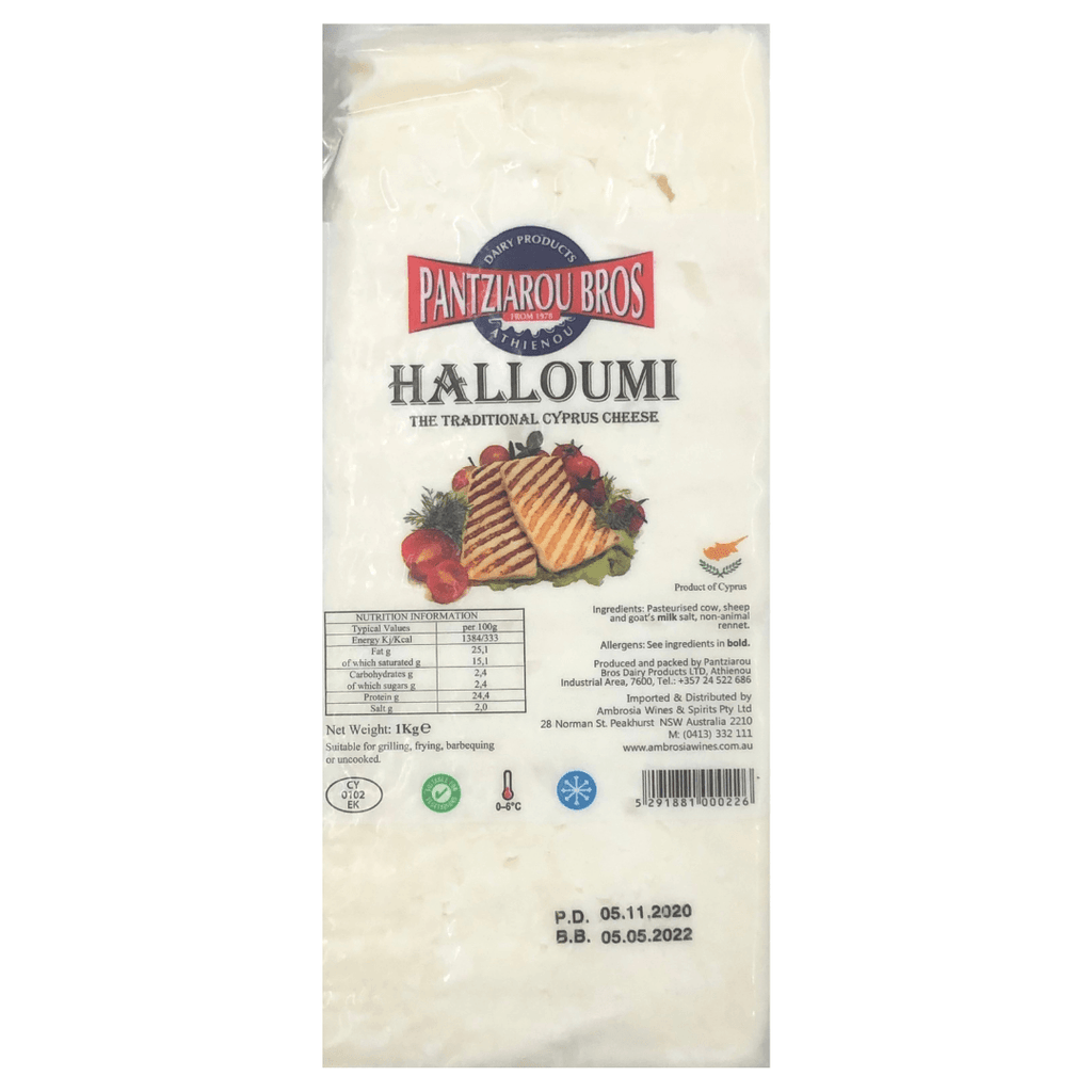 TRADITIONAL HALLOUMI CHEESE 1kg - STORE TO DOOR