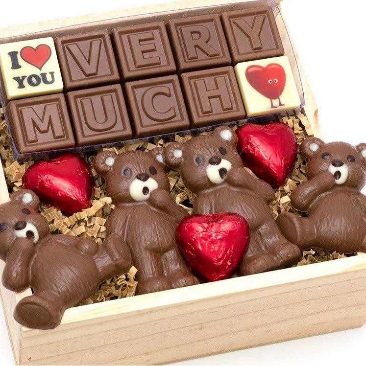 CHOCOGRAM VALENTINES LOVE YOU BEARY MUCH CHOCOLATES - STORE TO DOOR