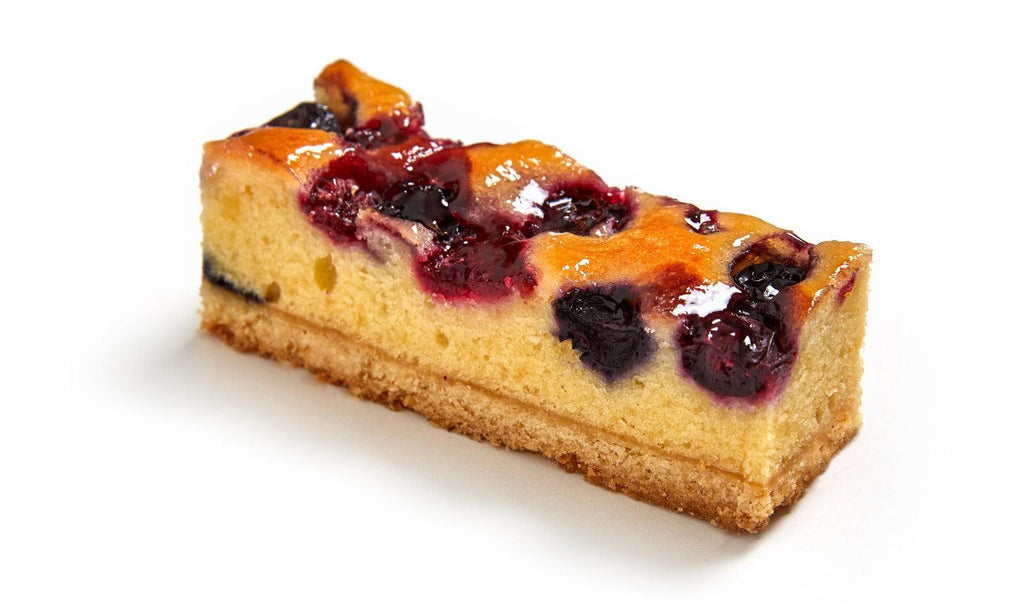 Mixed Berry Frangipane Slice in box of 6 cut in long slices