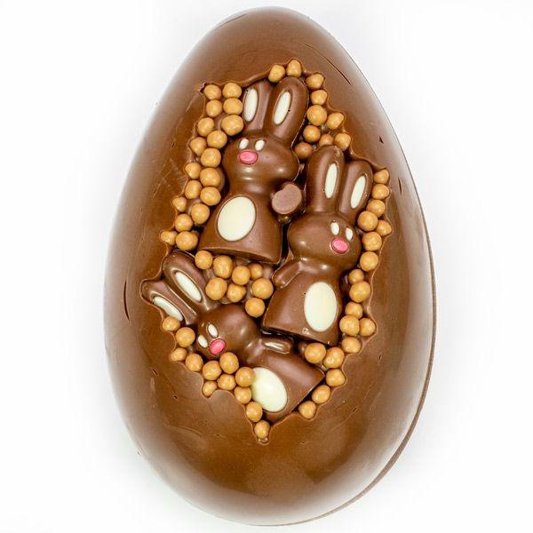 CHOCOGRAM MULTIPLYING BUNNY EGG CHOCOLATE - STORE TO DOOR