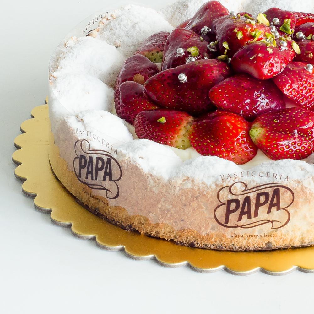 PAPA'S CHANTILLY ALLA FRAGOLA CAKE - STORE TO DOOR