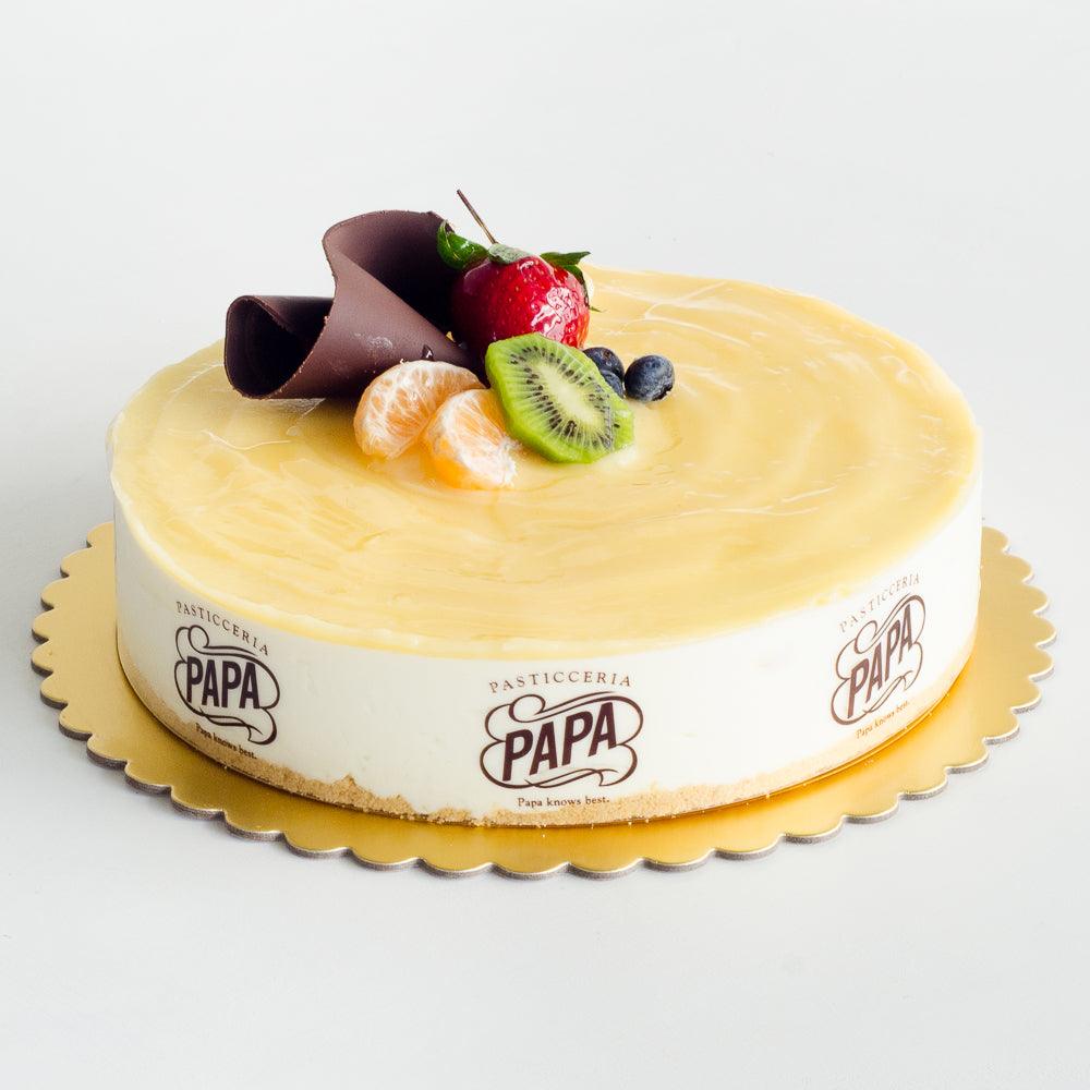 PAPA'S PASTICCERIA LEMON CHEESECAKE HOME DELIVERY SYDNEY 