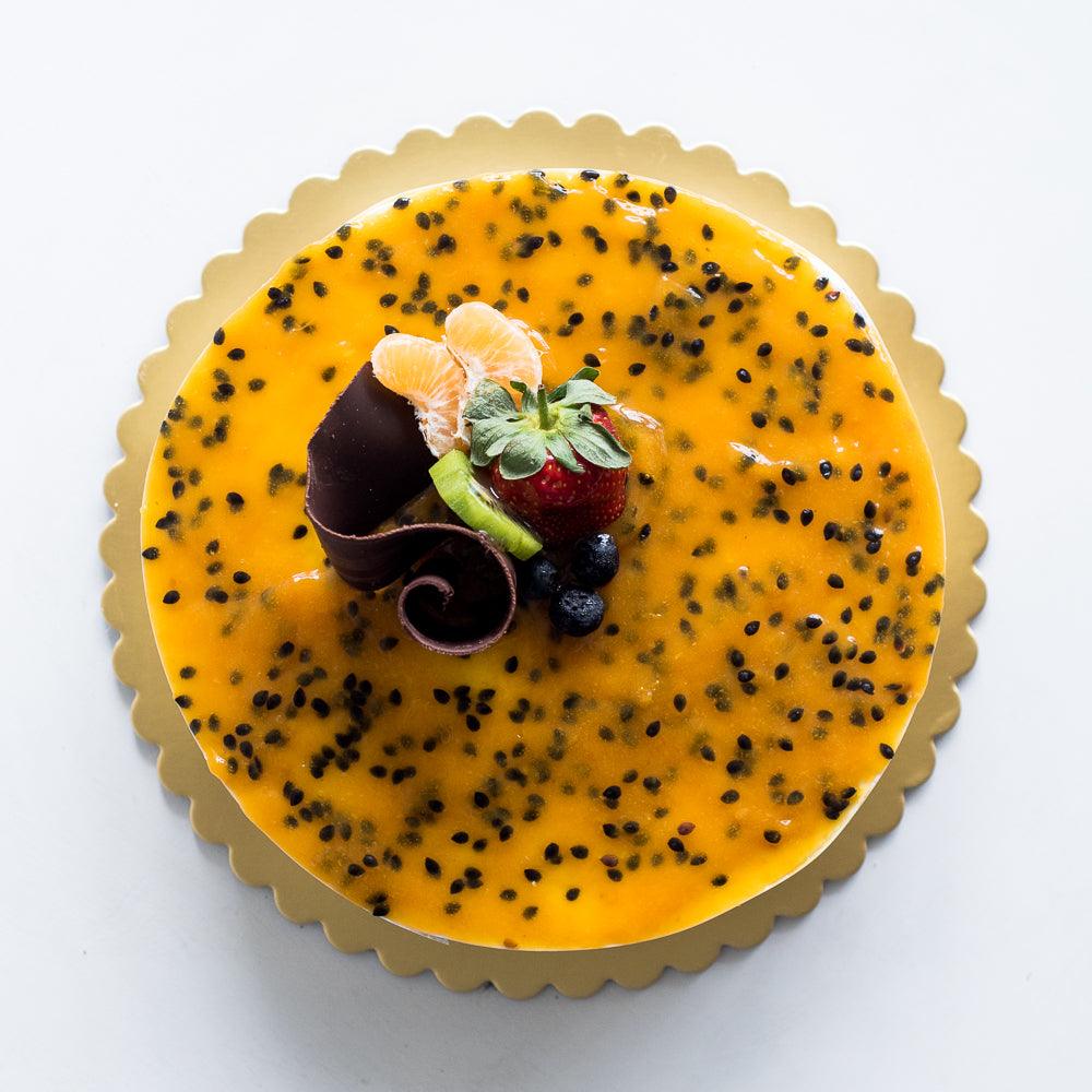 Papa's pasticceria passionfruit cheesecake home delivery sydney