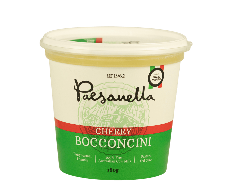 Paesanella Cherry Bocconcini 180g fresh Australian cow milk, pasture fed