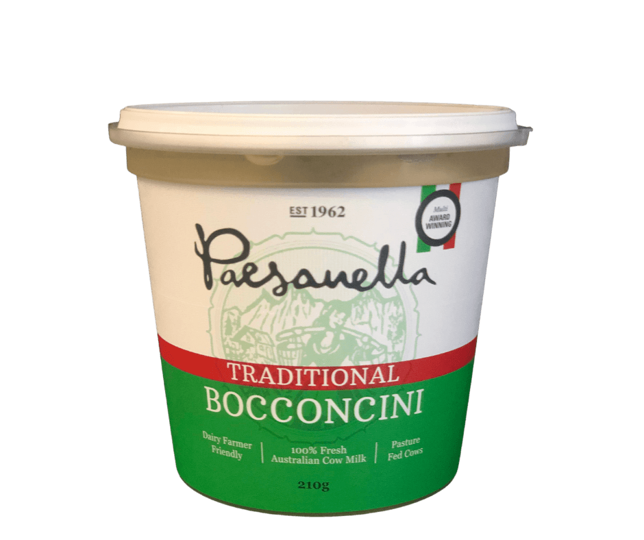 Paesanella Traditional Bocconcini 210g Australia Pasture Fed, Gluten free and vegeterian
