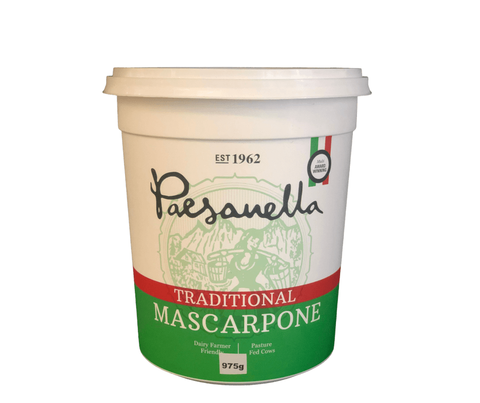 Paesanella Traditional Mascarpone 375g fresh australian cow milk, pasture fed