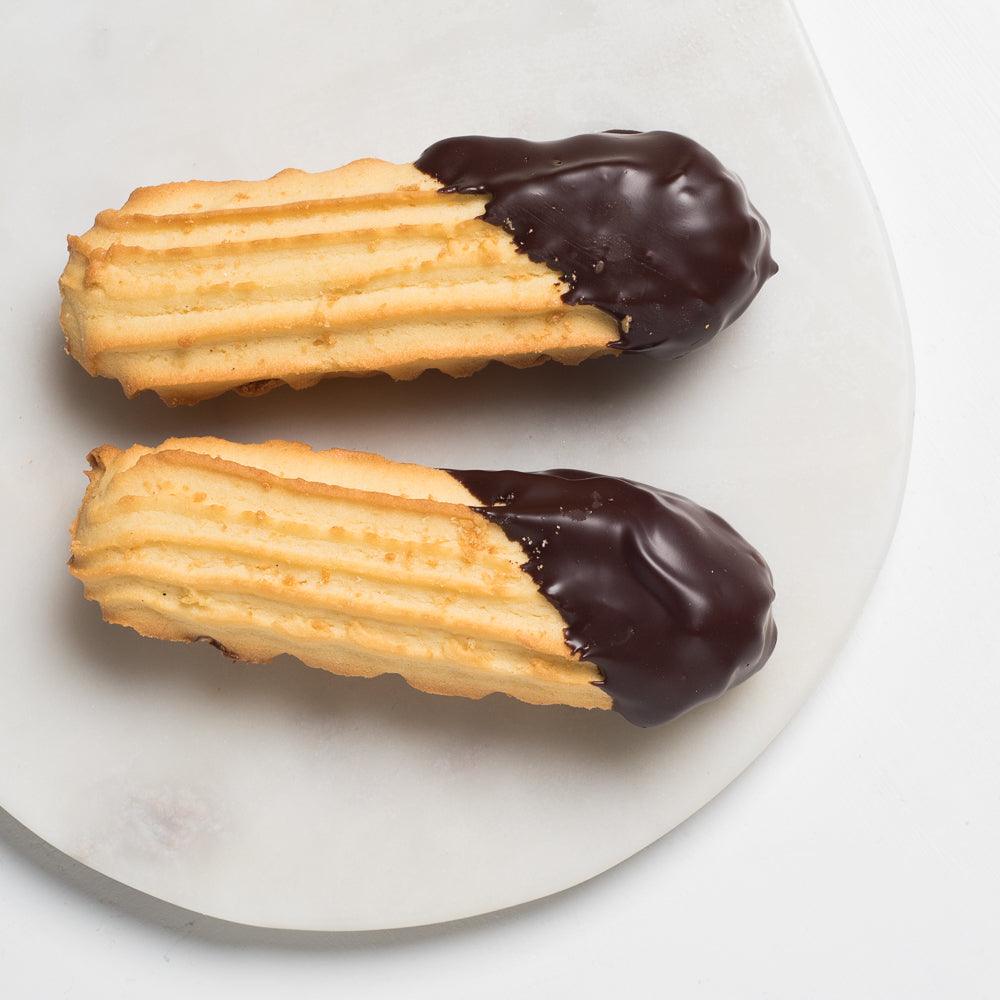 Pasticceria Chocolate Finger Biscuits with Chocolate Hazelnut Filling.