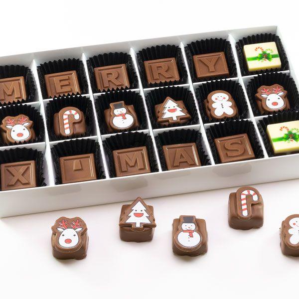 CHOCOGRAM THE EDIBLE CHOCOLATE CHRISTMAS CARD - STORE TO DOOR