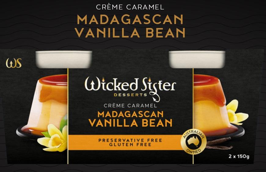 Wicked Sister Creme Caramel 150g (2 Pack)