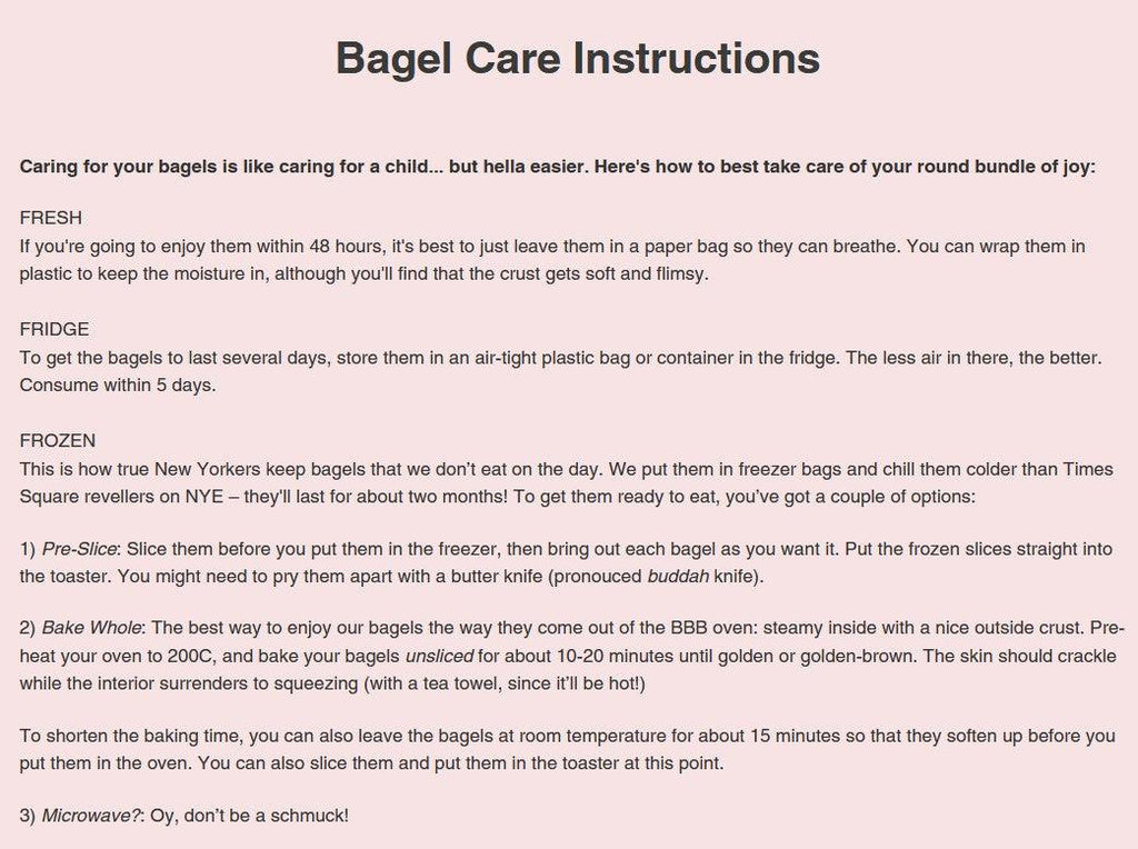 BROOKLYN BOY BAGELS - MIXED BAGEL PACK (2 days notice required) - STORE TO DOOR