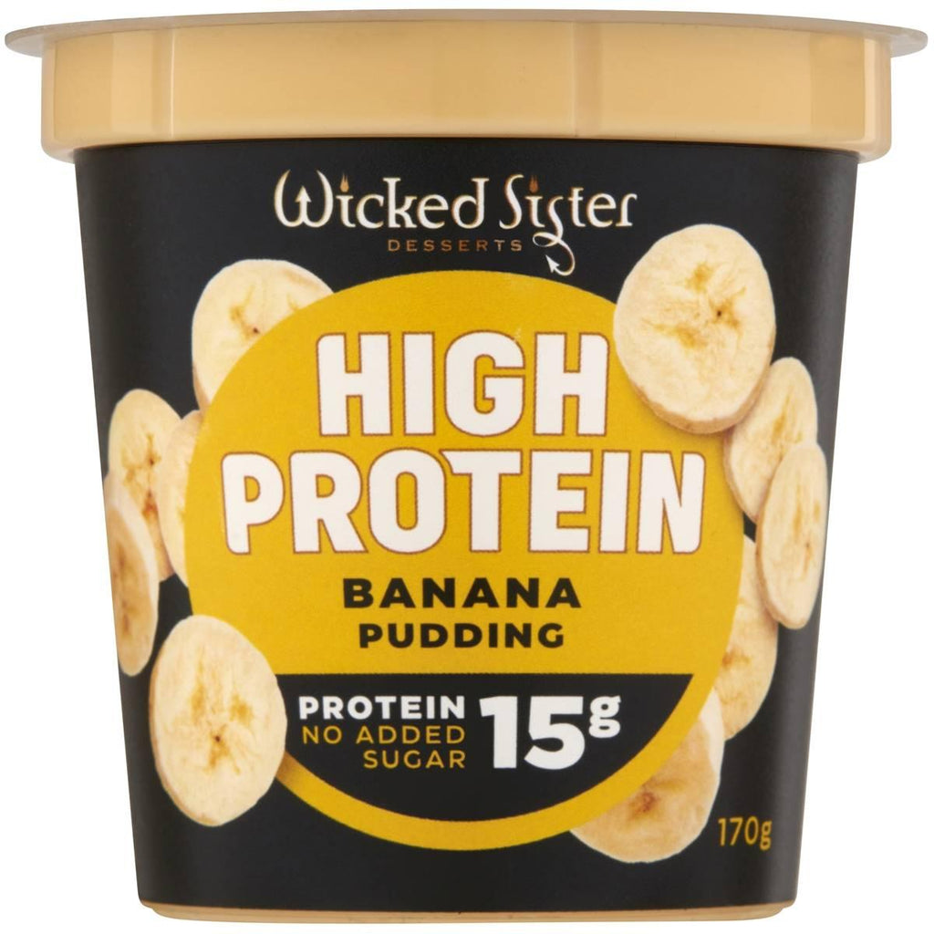 Wicked Sister High Protein Banana Pudding 170g - STORE TO DOOR